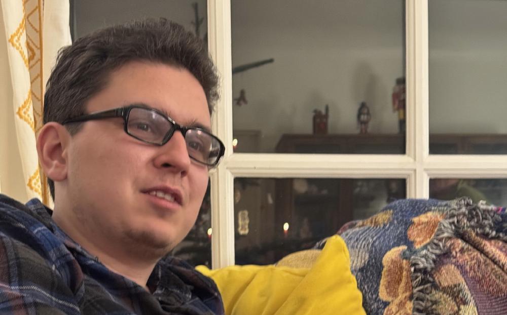 A three-quarters image of me from 2024